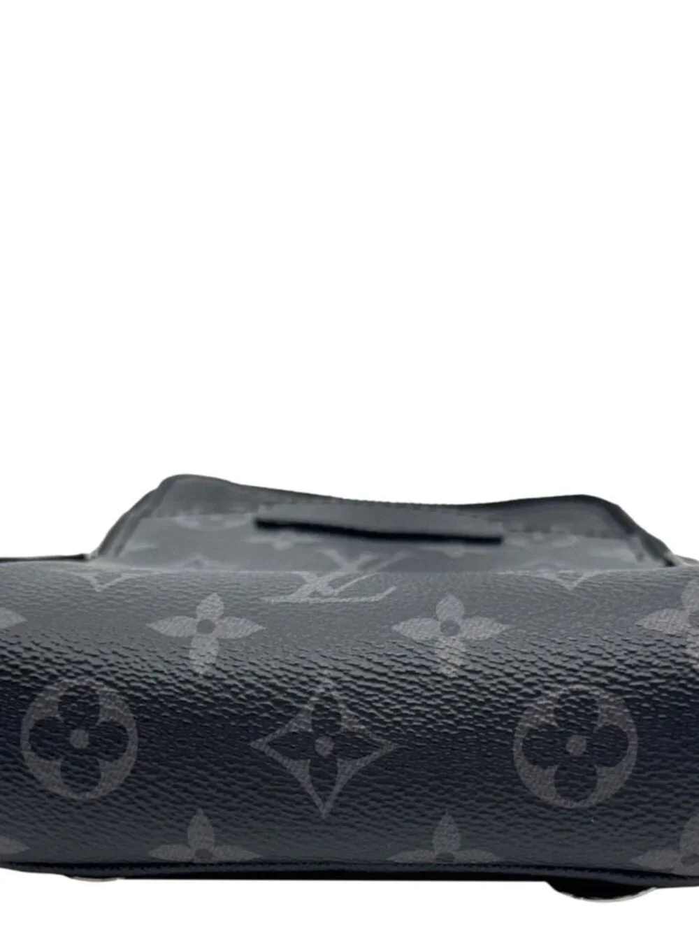 Louis Vuitton Outdoor Slingbag Monogram Taigarama Leather Crossbody Bag Black